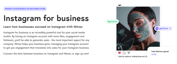 Grow instagram With Nitreo