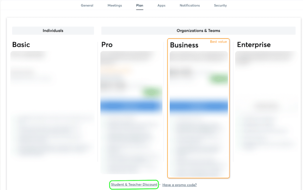 pricing plans